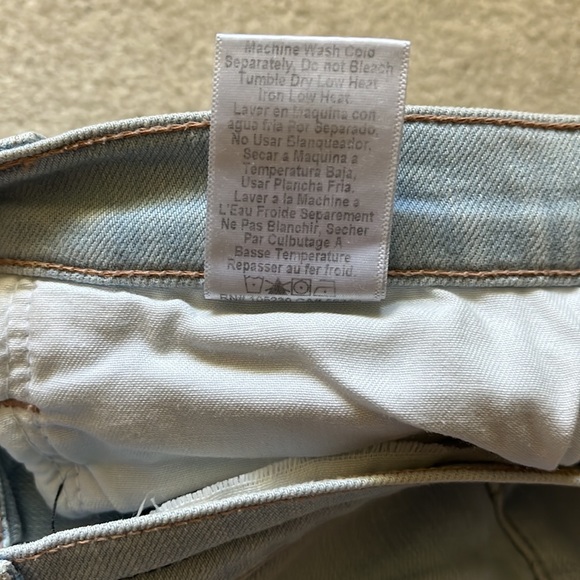 CURRENT/ELLIOTT The Stiletto distressed light wash jeans size 26 - Picture 9 of 13